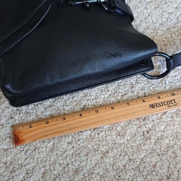 Rebecca Minkoff Megan black Leather Shoulder bag - Picture 9 of 12